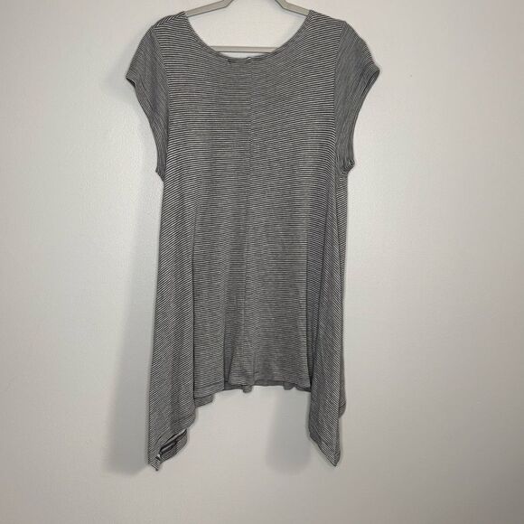 Bryn Walker Striped Sharkbite Shirt - Picture 2 of 3